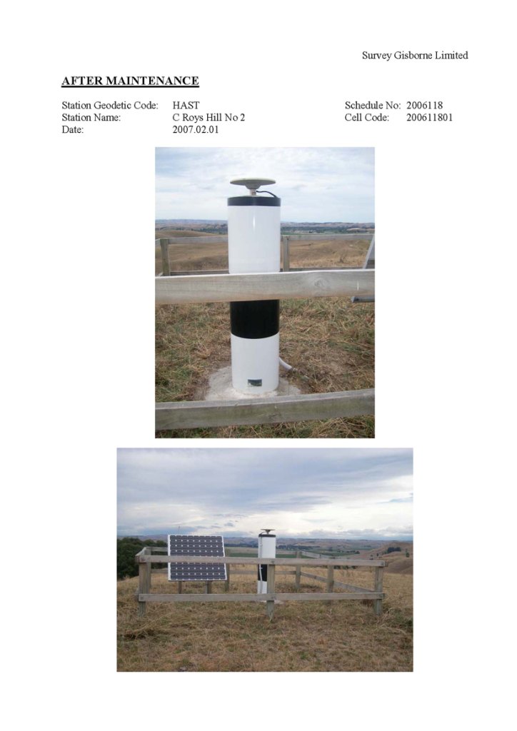 Site Photograph for Station HAST
